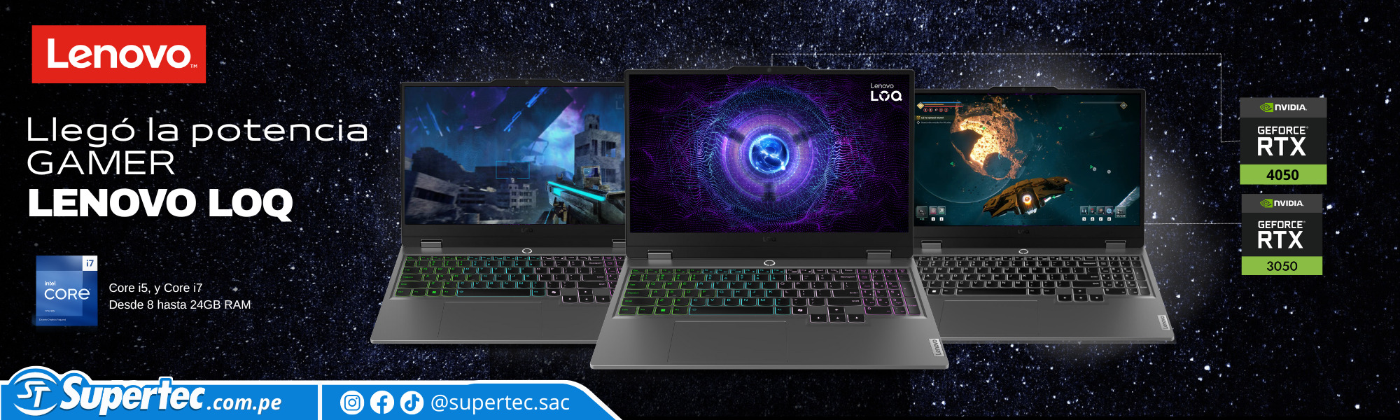 LENOVO LOQ GAMER RTX